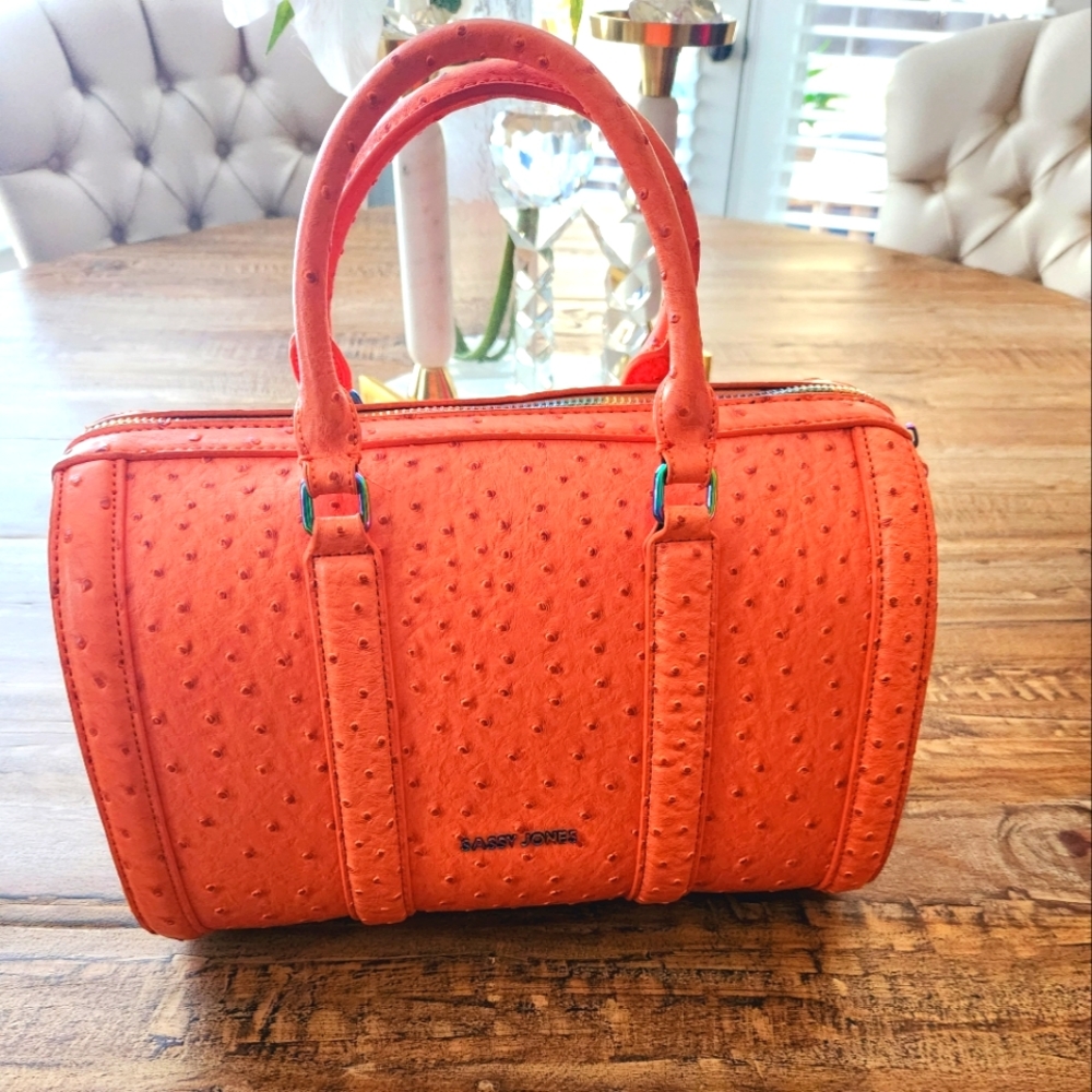 Sassy Jones HSN Dottie handbag Orange